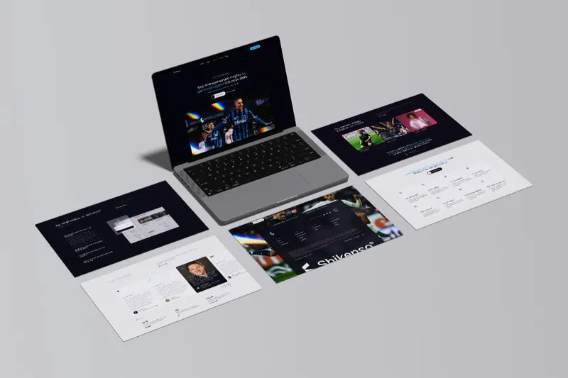 Shikenso website mockup